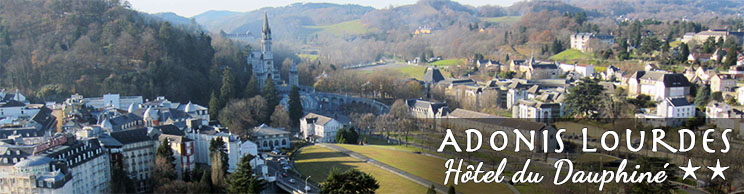 Banniere hotel Adonis Lourdes - Htel Du Dauphin, Lourdes, 65100