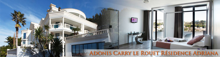 Banniere hotel Adonis Carry-le-rouet Rsidence Adriana, Carry-Le-Rouet, 13620