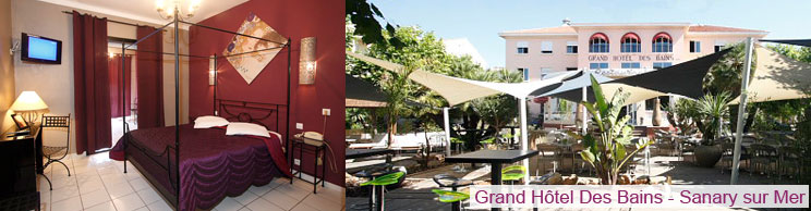 Banniere hotel Adonis Sanary Grand Hôtel Des Bains, Sanary sur Mer, 83110