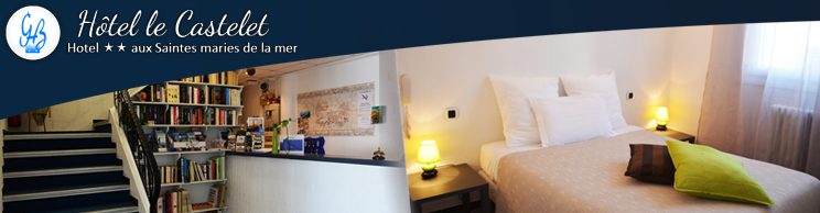 Banniere hotel Hôtel Le Castelet, Stes Maries de la Mer, 13460